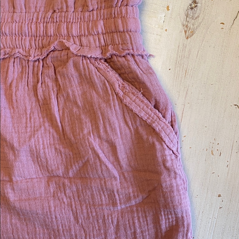 Zenana Women’s Mauve Drawstring Gauze Shorts - Picture 5 of 5